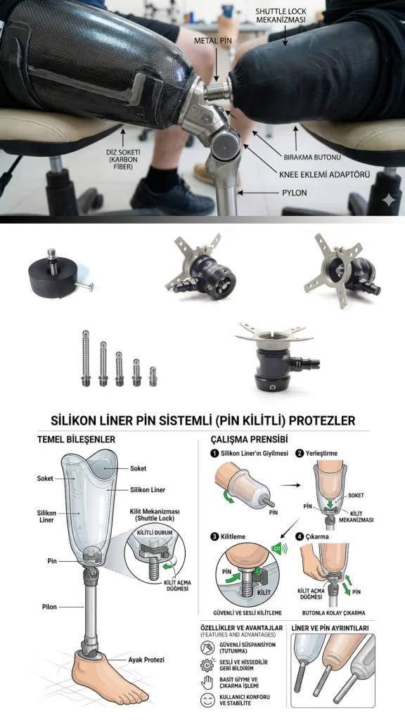 Silikon_Liner_Pin_Sistemli_DizAlti_Protez_Bacak